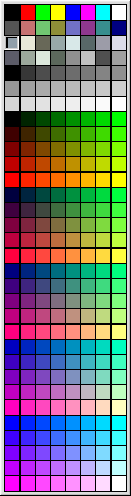 The fl_show_colormap dialog